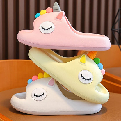 Zapatillas antideslizantes "Unicornio dormilón" para niños multivariante