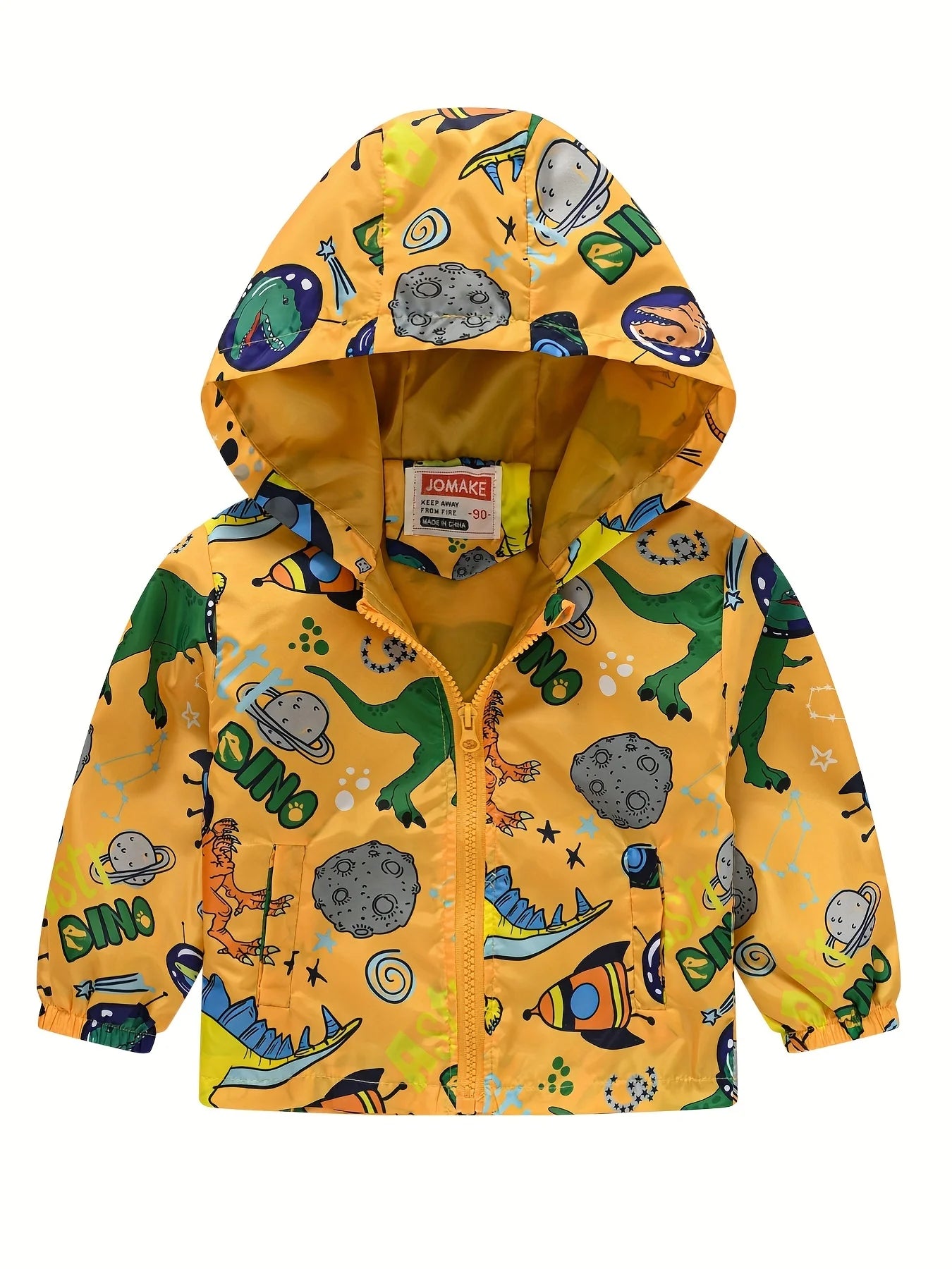 Kids Dinosaur Hooded Jacket – Ages 1-7 Years