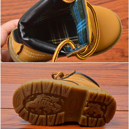 Botas con suela de tacos y cordones para niños Multivariante 