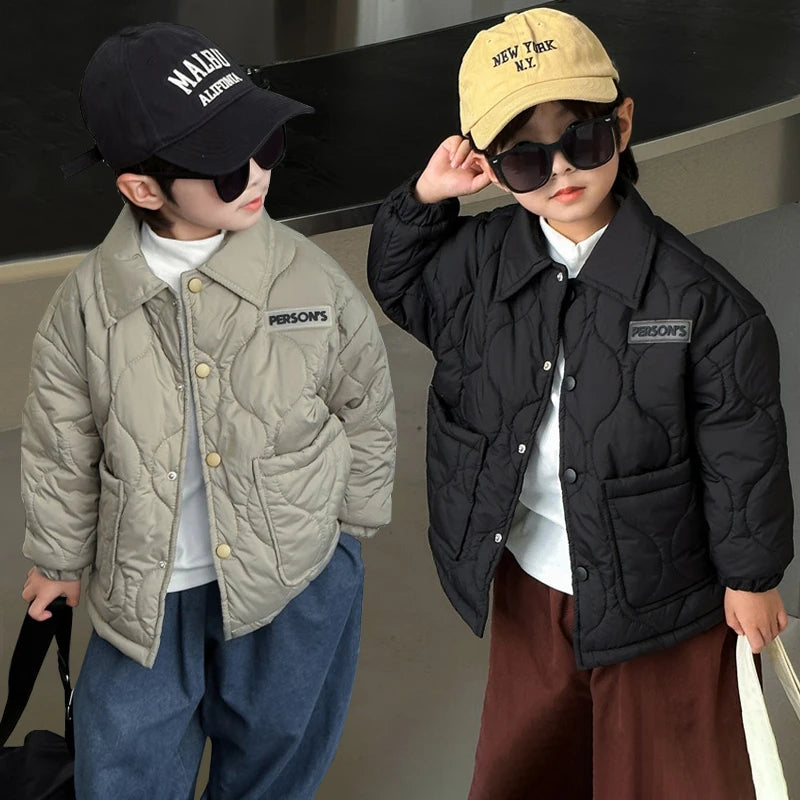 Veste chaude en velours pour enfants – 3 à 10 ans