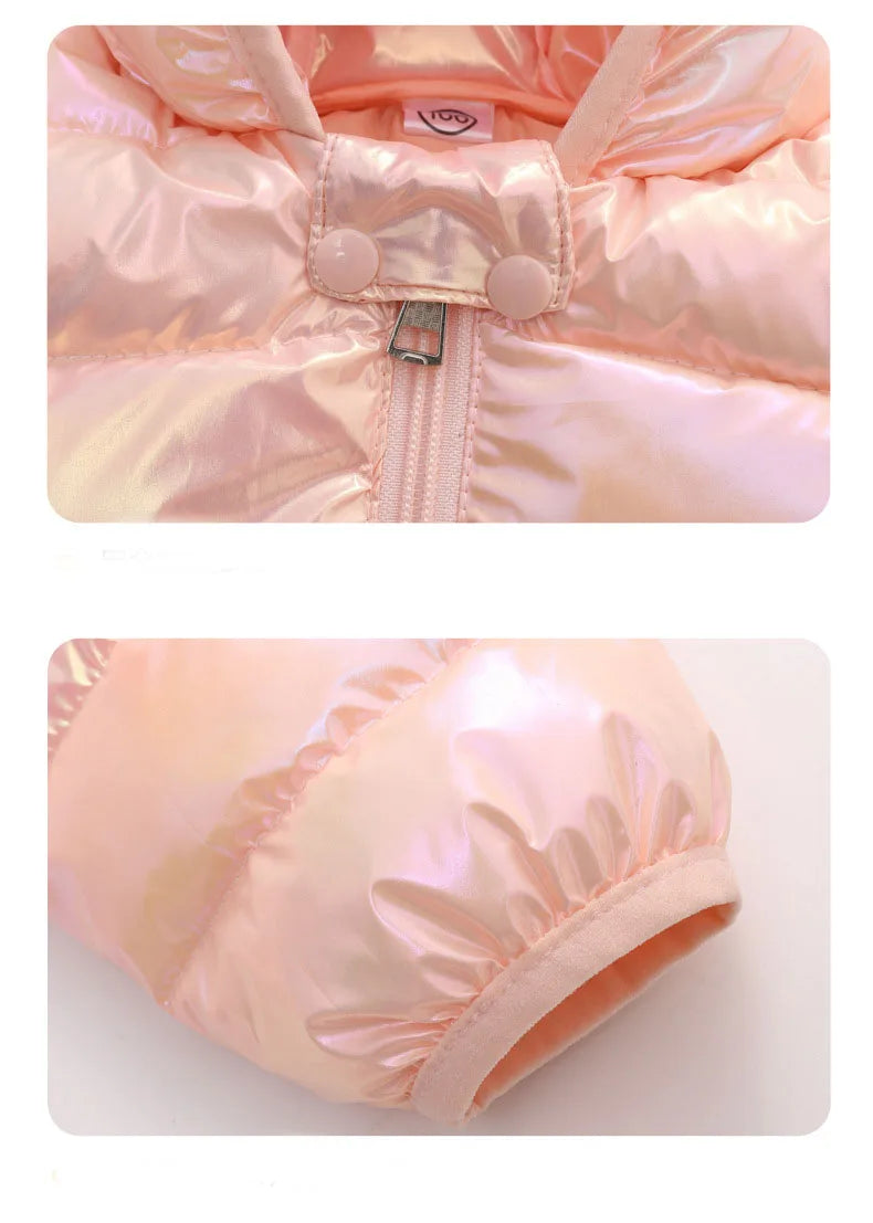Baby Glossy Hooded Jacket – 12 Months–5 Years