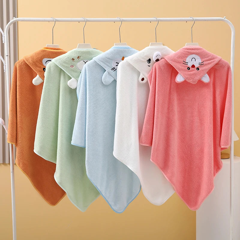 Baby Hooded Animal Bath Towel – Newborn