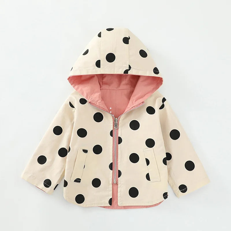 Gabardina Doble Cara con Capucha para Niño Multivariante