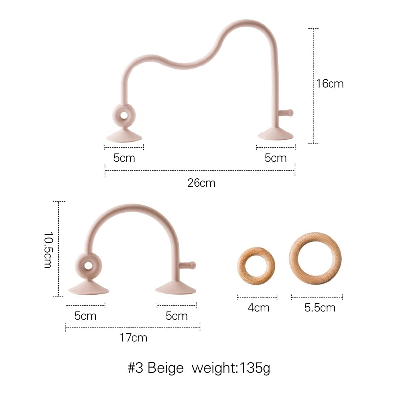 Set di montagne russe giocattolo in legno e silicone multivariante