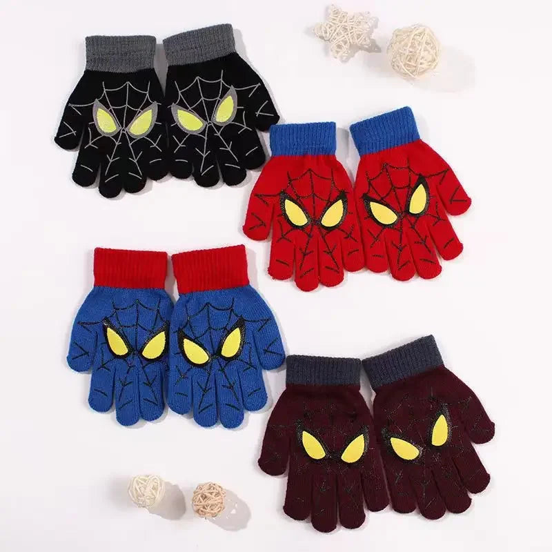 Kinder-Spinnenstrickhandschuhe