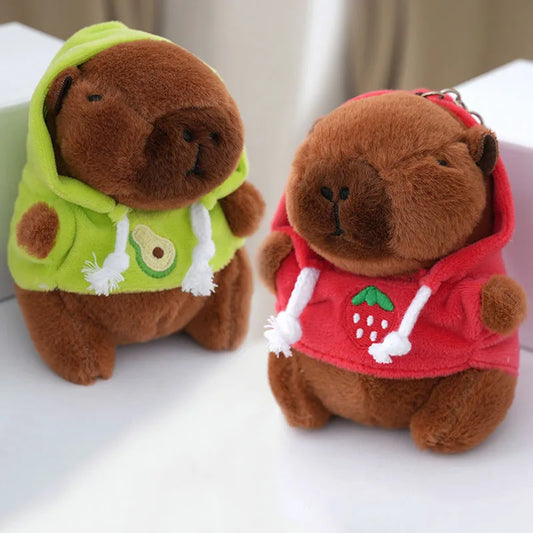 Cute Capybara Plush Keychain – Soft Bag Charm & Car Pendant