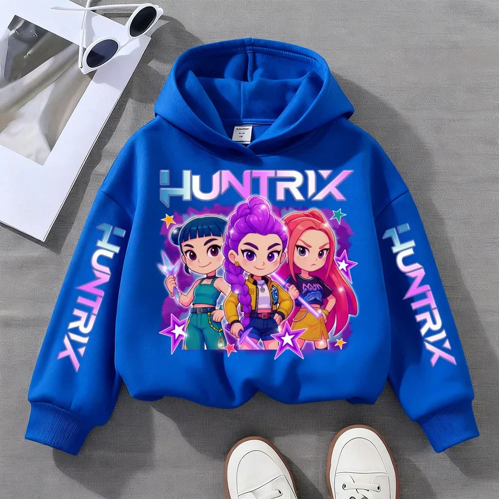 Colorful Music KPop-Inspired Hoodie for Kids (Ages 3–14)