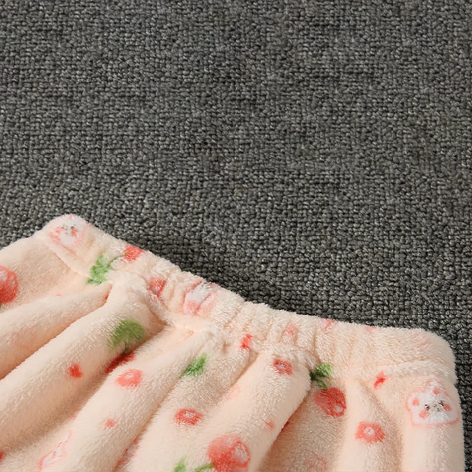 Pijama infantil de forro polar coral – Edades de 3 a 10 años