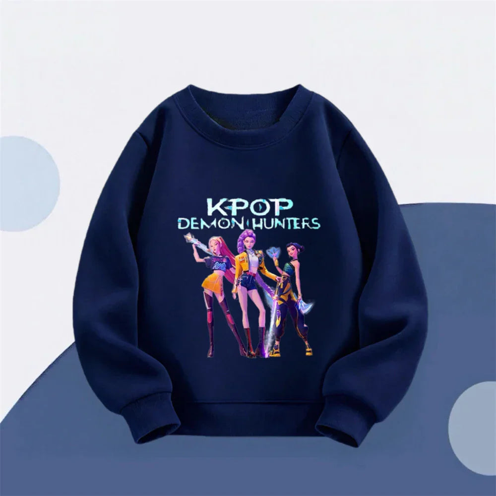 Colorful KPop Music Inspired Sweatshirt for Kids (18M–7Y)