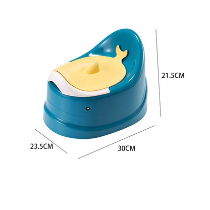 Orinal con forma de ballena antideslizante y tapa 