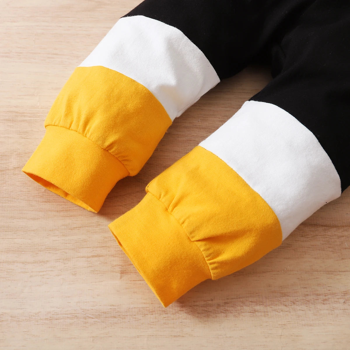 Set tuta in cotone 2 pezzi felpa e pantaloni per bambini Happy Everyday