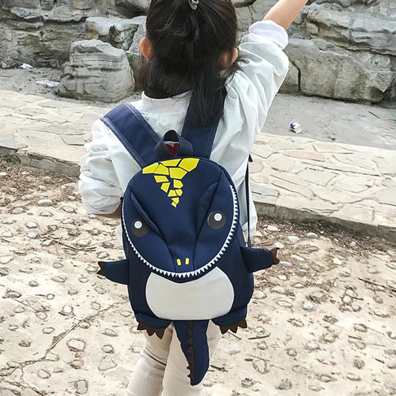 Mochila infantil con diseño de dinosaurio de dibujos animados – Para mayores de 14 años