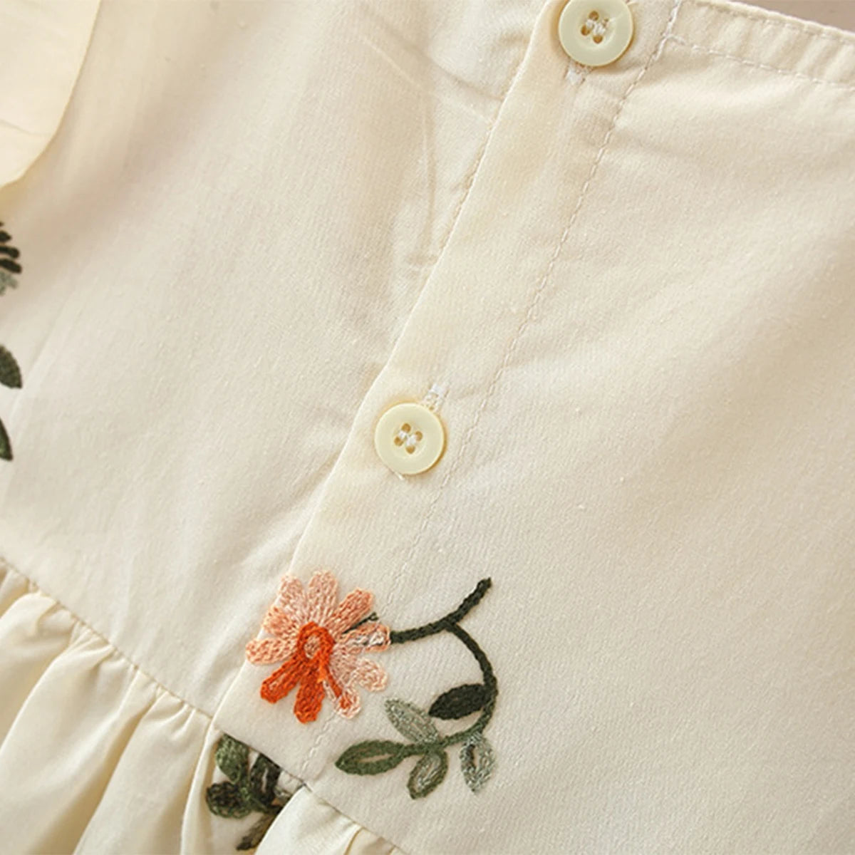 Baby Floral Embroidered Princess Dress