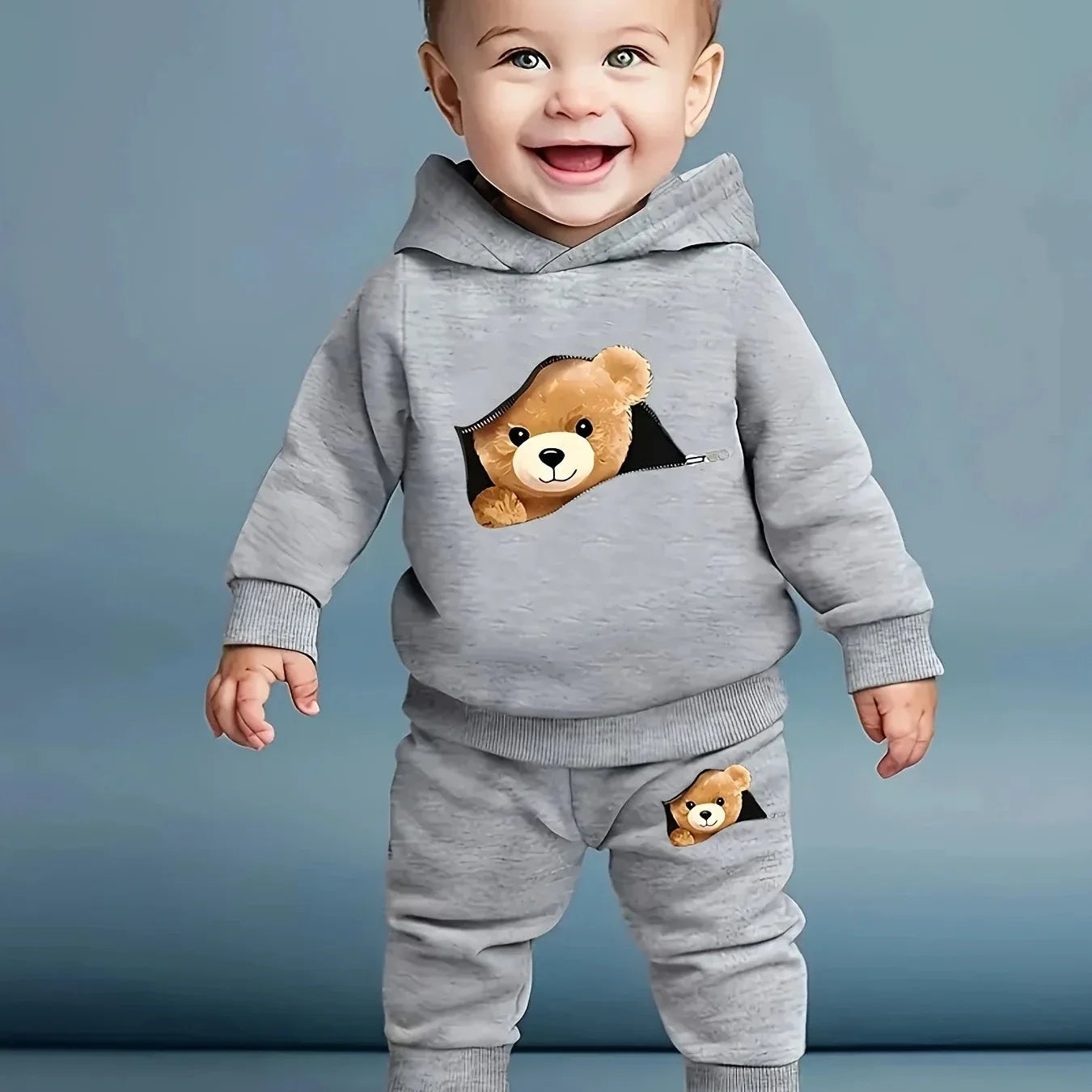 Baby 2-Piece Set – Fashion Bear (Ages 1–3)