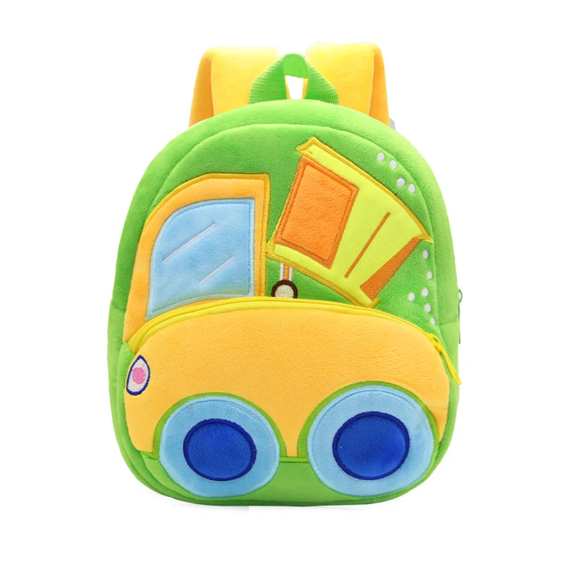Kids Construction Vehicle Backpack – Ages 2–4