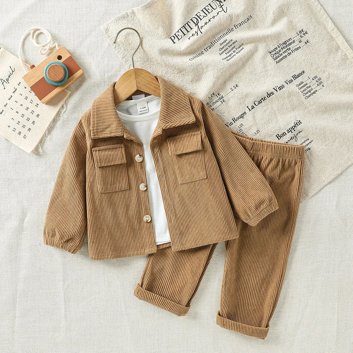 Baby Boy Jacket & Pants Set – 3–24 Months