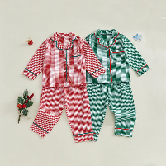 Toddler Christmas Pajama Set – Ages 6M–4Y