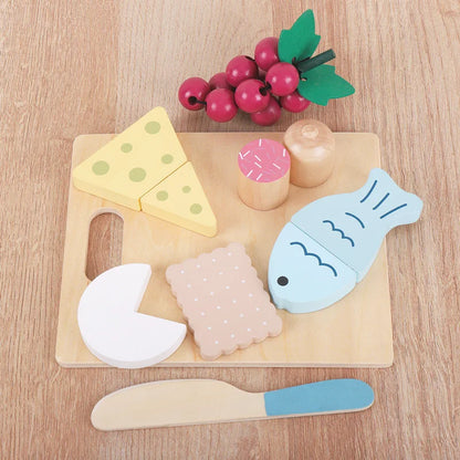 Comida de madera para niños de juguete multivariante