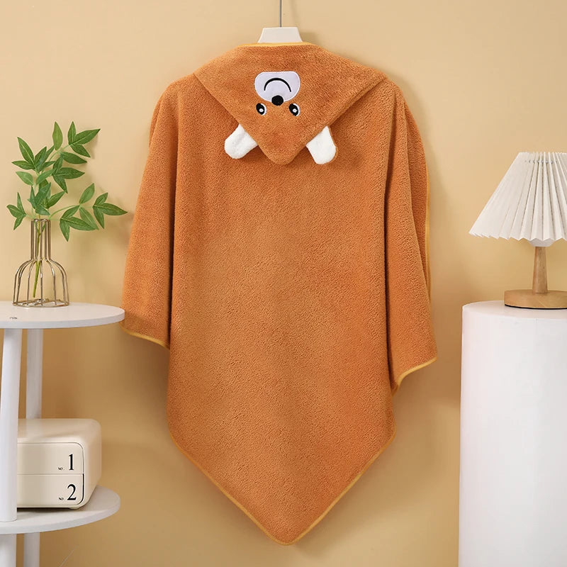Baby Hooded Animal Bath Towel – Newborn