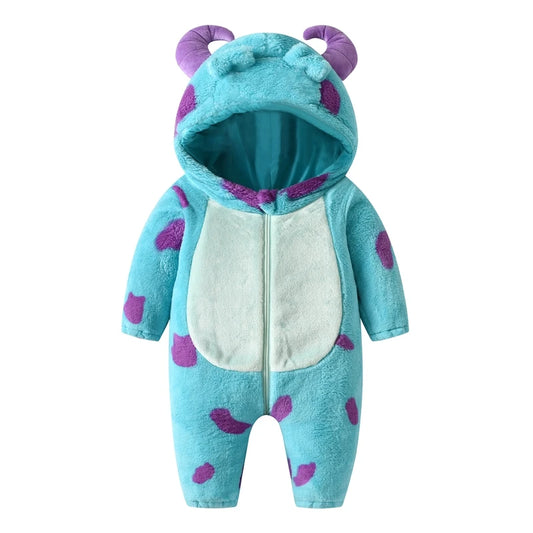 Baby Fleece Hooded Snowsuit – 6 Months–5 Years