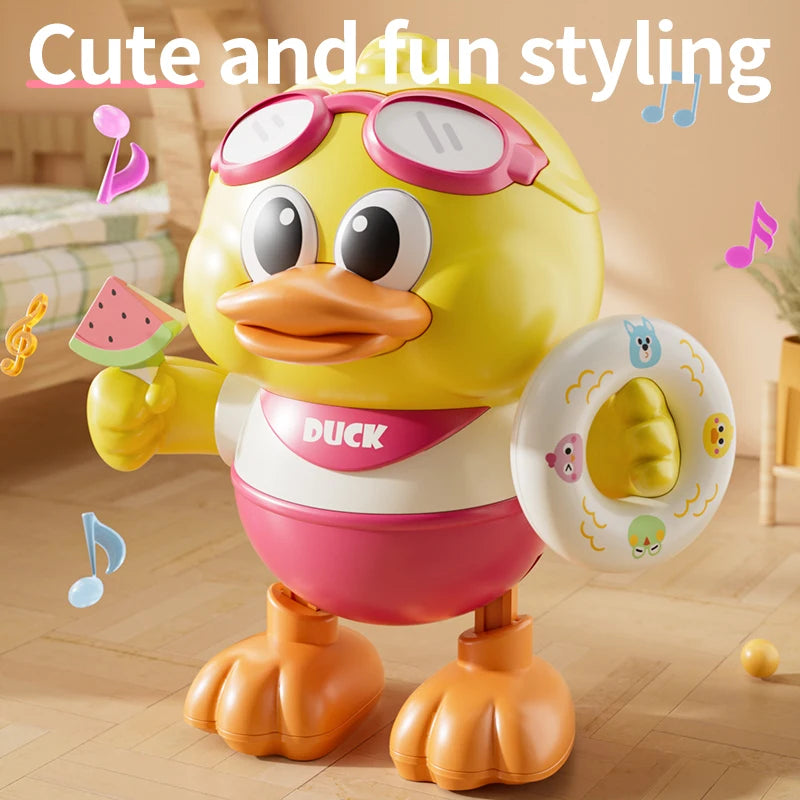 Light-Up Dancing Duck Music Toy – Baby Gift
