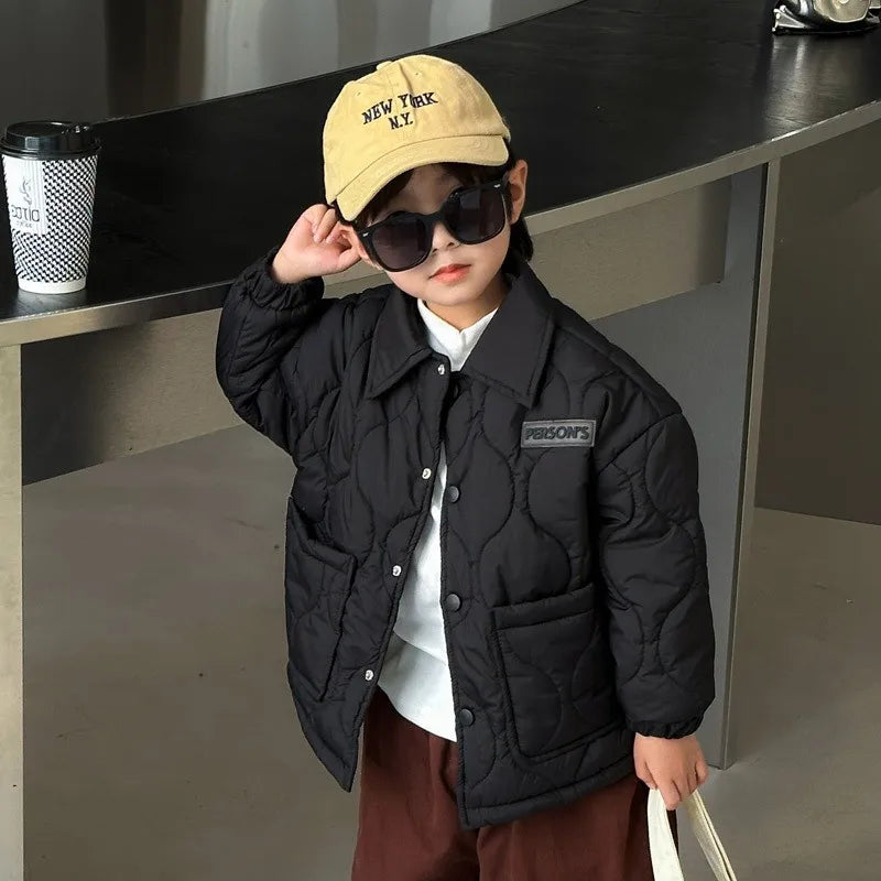 Veste chaude en velours pour enfants – 3 à 10 ans