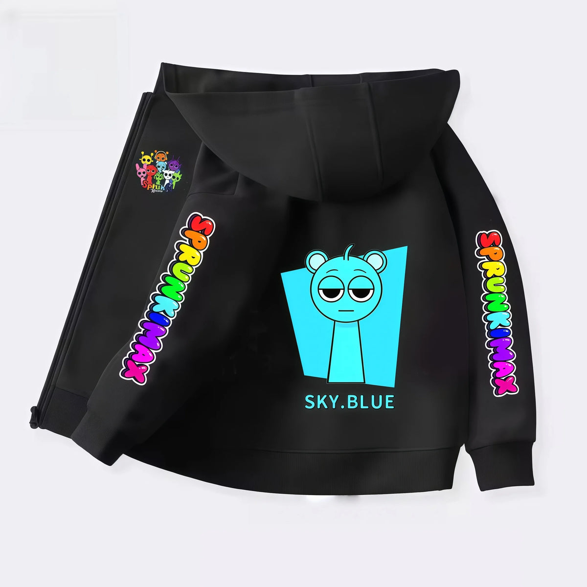 Kids Character Zip Hoodie – Ages 3–12