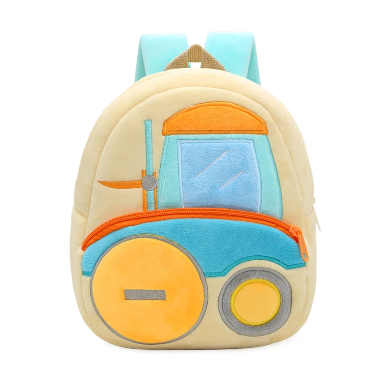 Kids Construction Vehicle Backpack – Ages 2–4