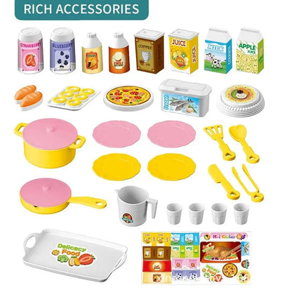 Pretend Play Complete Kitchen Set