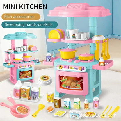 Pretend Play Complete Kitchen Set