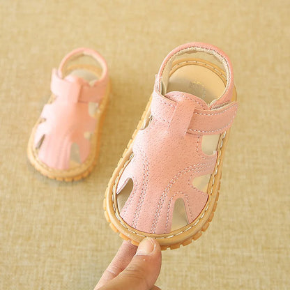 Soft Baby Sandals for First Steps – Anti-Slip 6M - 18M