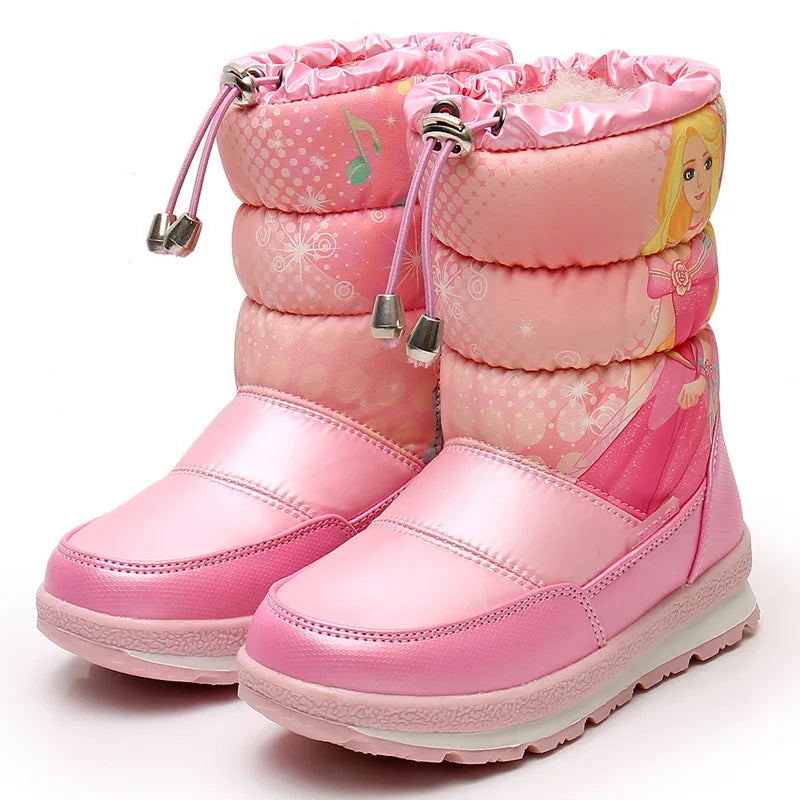 Kids Warm Winter Snow Boots – Ages 3–12