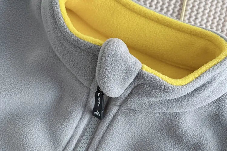 Veste polaire à capuche pour enfants – 12 mois à 5 ans