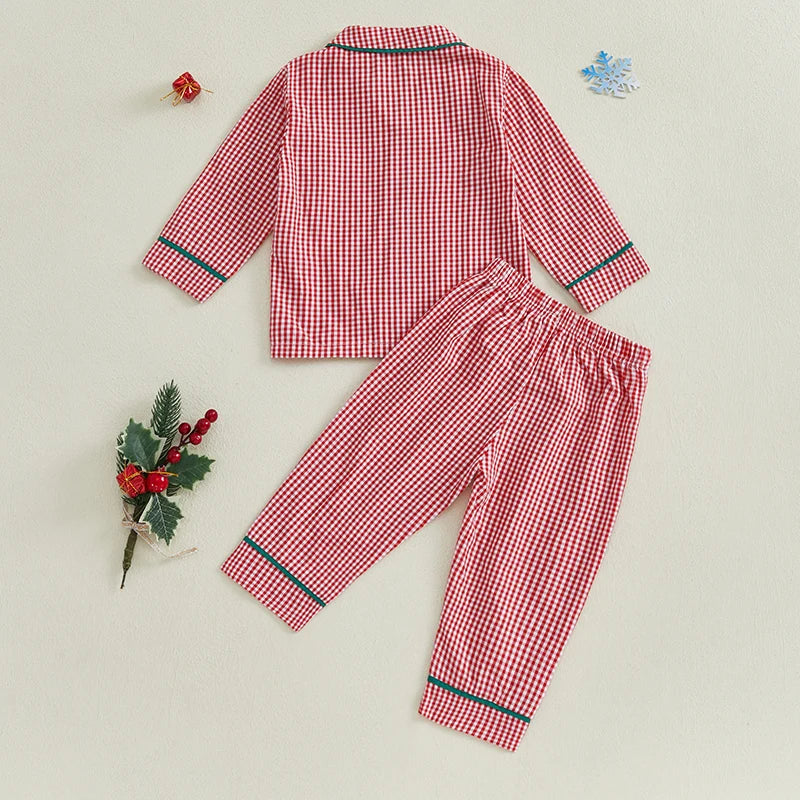 Toddler Christmas Pajama Set – Ages 6M–4Y