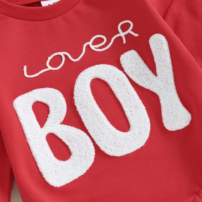 Sudadera con cierre de pelele "Lover Boy"