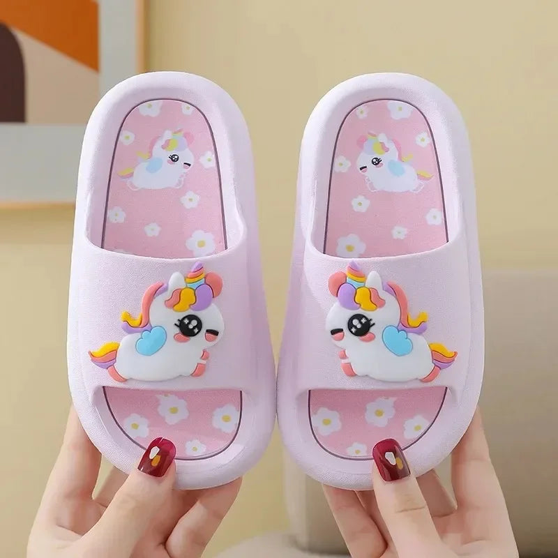 Pantoufles Licorne Rêve Enfants Douces 2-6 ans