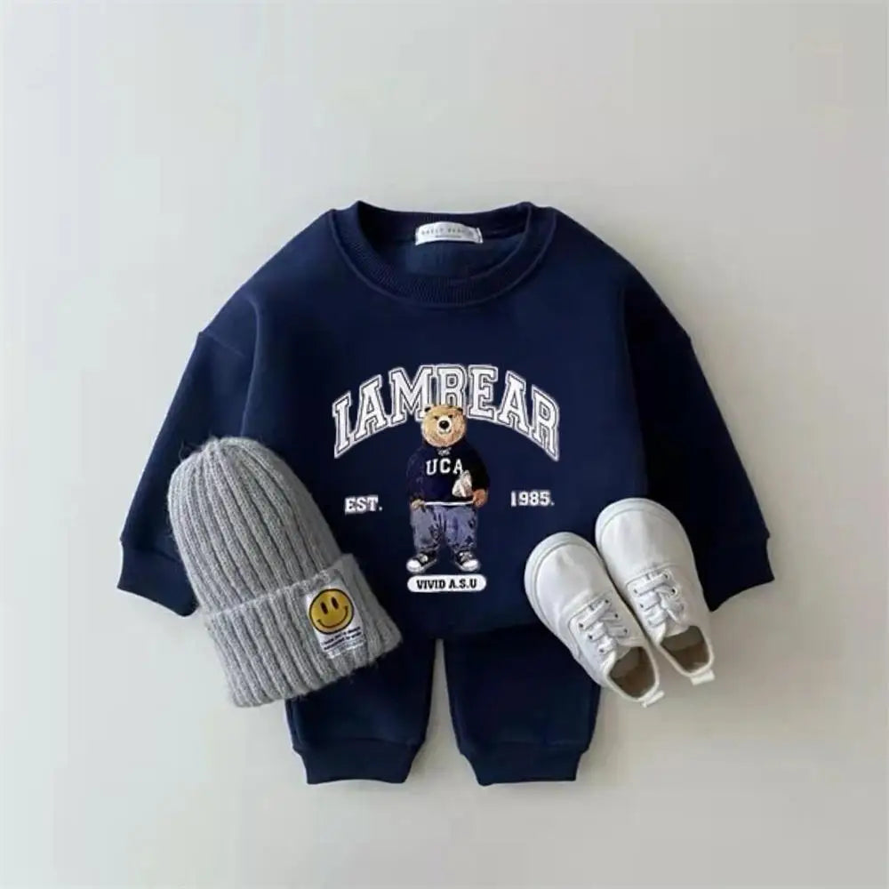 Hoodie & Sweatpants Set – 6M–6 Years