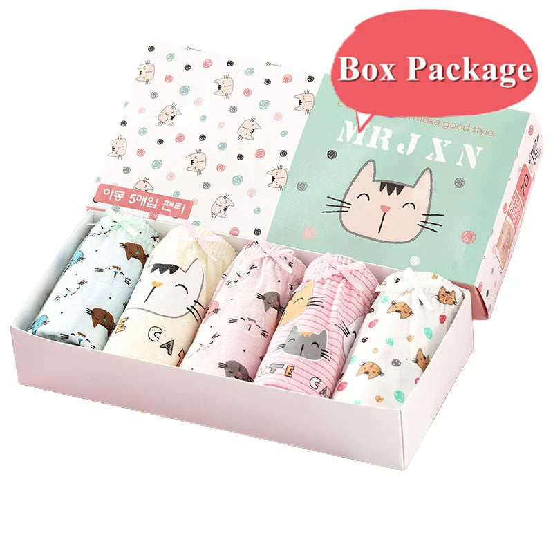 Girls Cotton Briefs 5-Pack – Ages 2–14