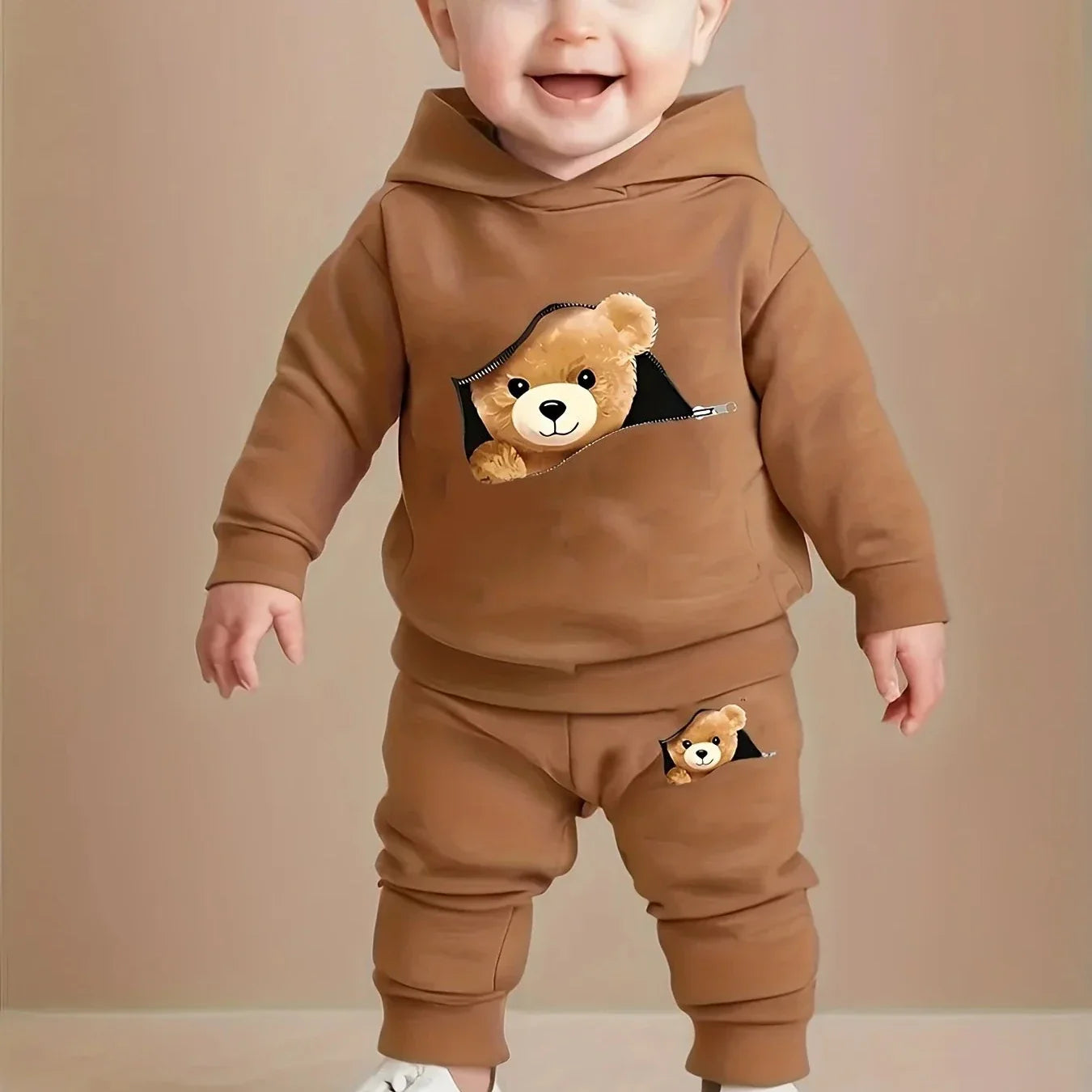 Baby 2-Piece Set – Fashion Bear (Ages 1–3)