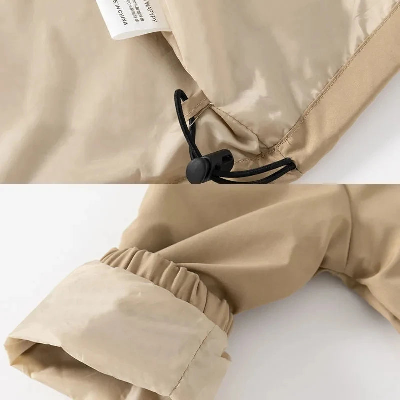 Kids Hooded Windbreaker Jacket