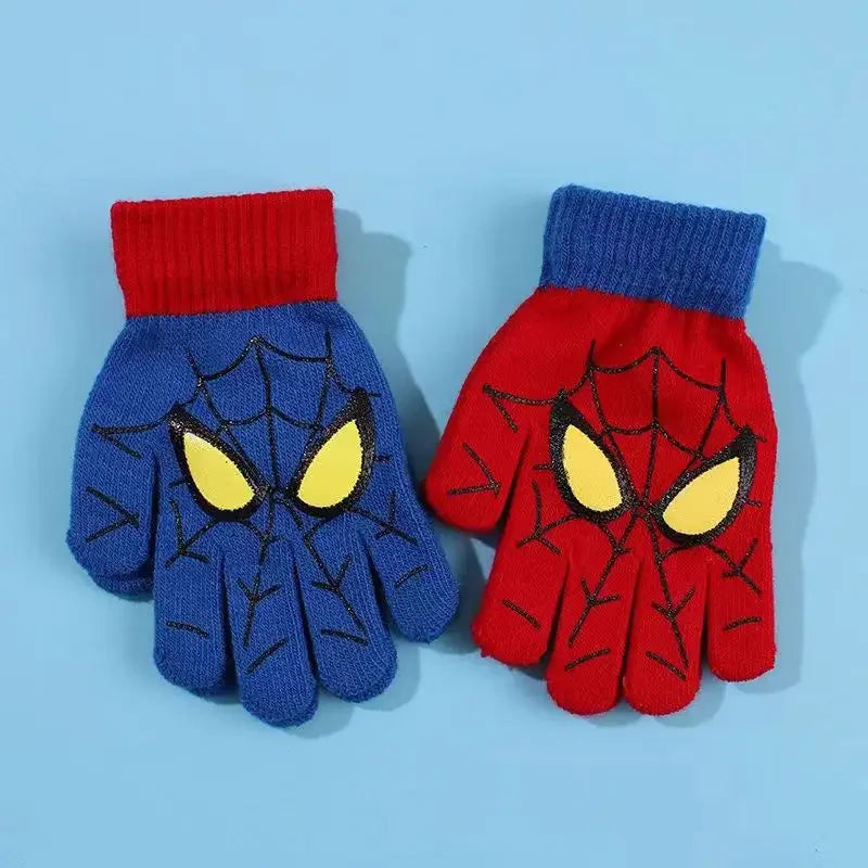 Kinder-Spinnenstrickhandschuhe