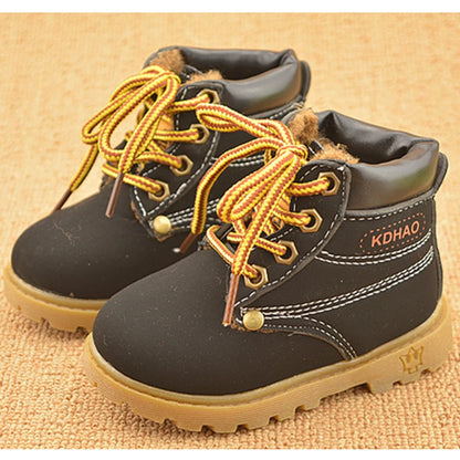 Botas con suela de tacos y cordones para niños Multivariante 
