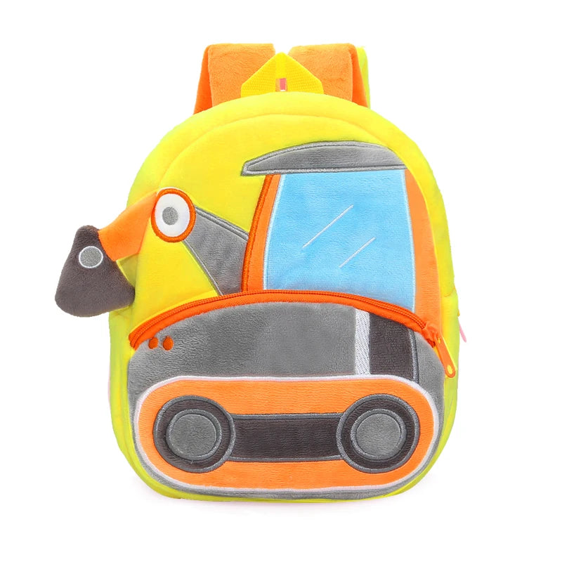 Kids Construction Vehicle Backpack – Ages 2–4