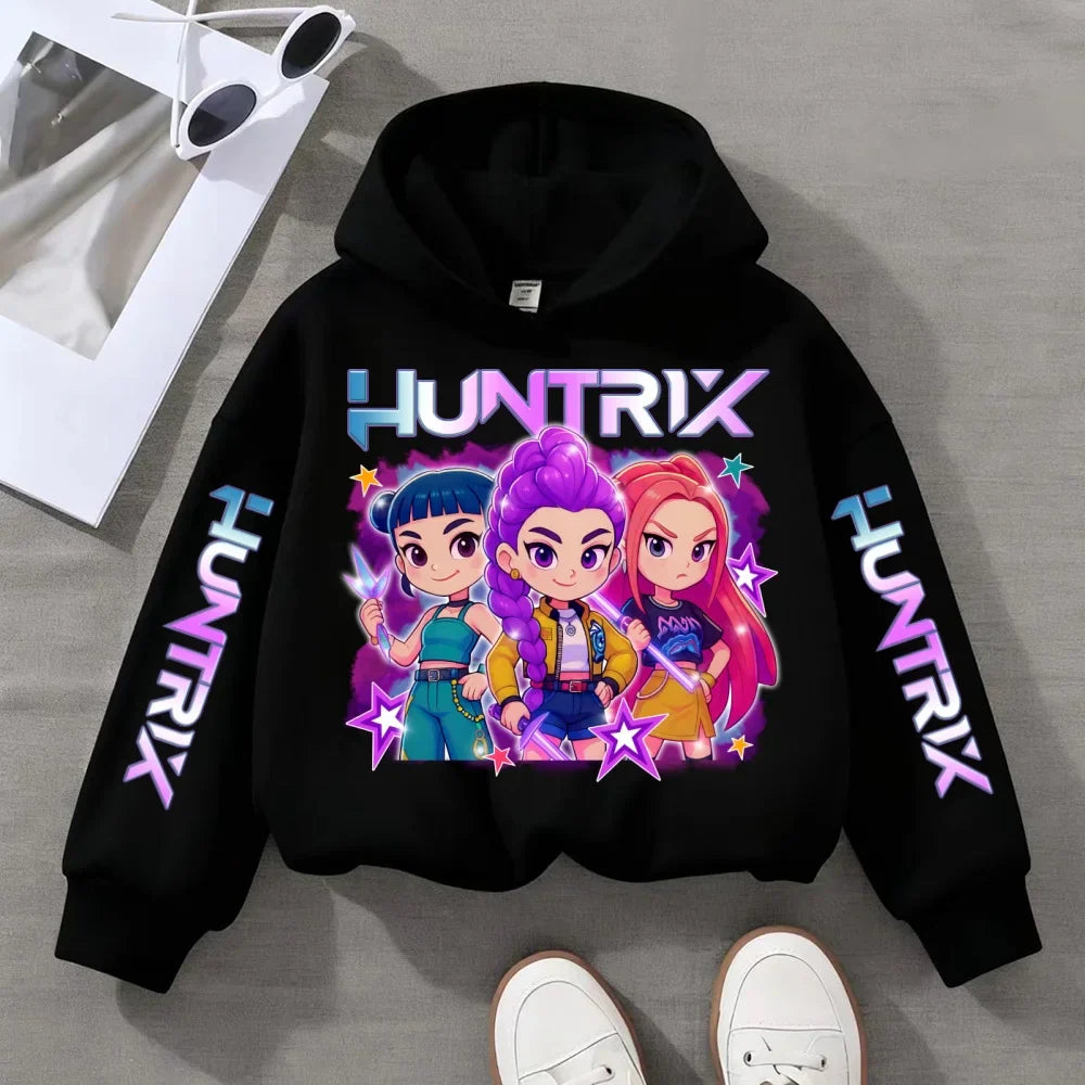 Colorful Music KPop-Inspired Hoodie for Kids (Ages 3–14)