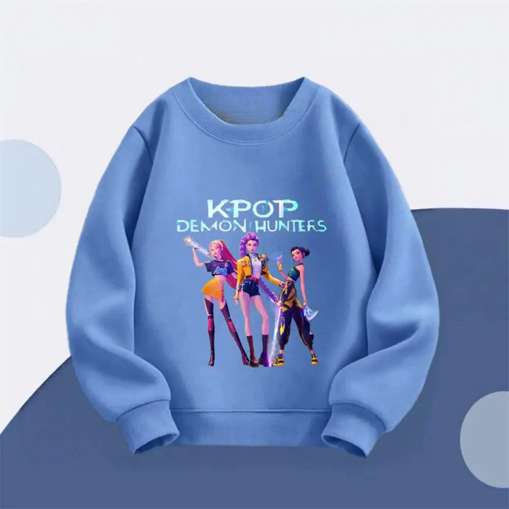 Colorful KPop Music Inspired Sweatshirt for Kids (18M–7Y)