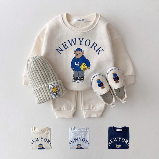 Pants and Sweatshirt Set "New York" Multivariant