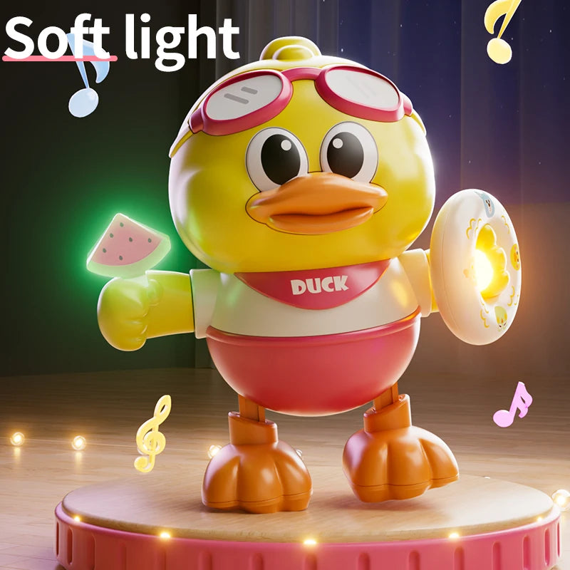 Light-Up Dancing Duck Music Toy – Baby Gift