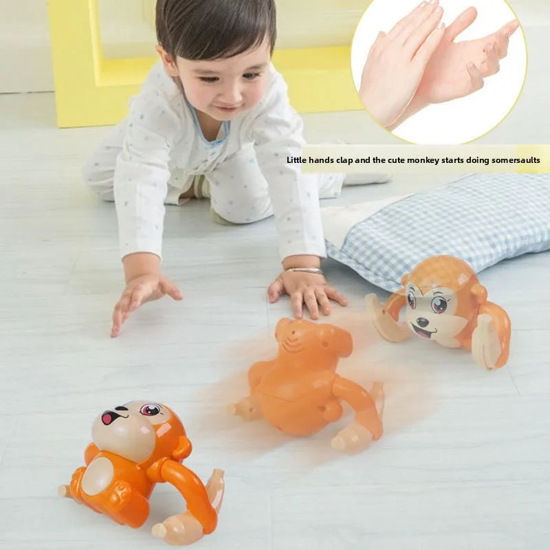 Rolling Monkey Musical Baby Toy