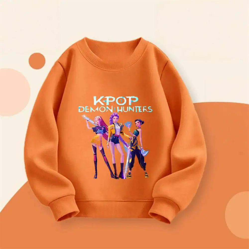 Colorful KPop Music Inspired Sweatshirt for Kids (18M–7Y)