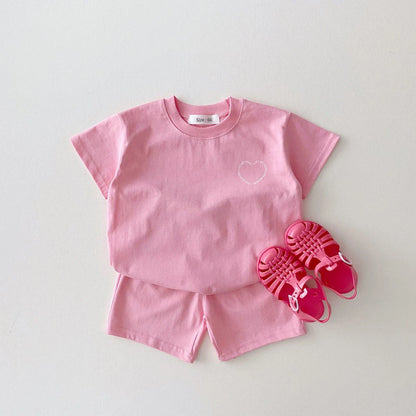 Set T-shirt e pantaloni per bambini Love Me More multivariante
